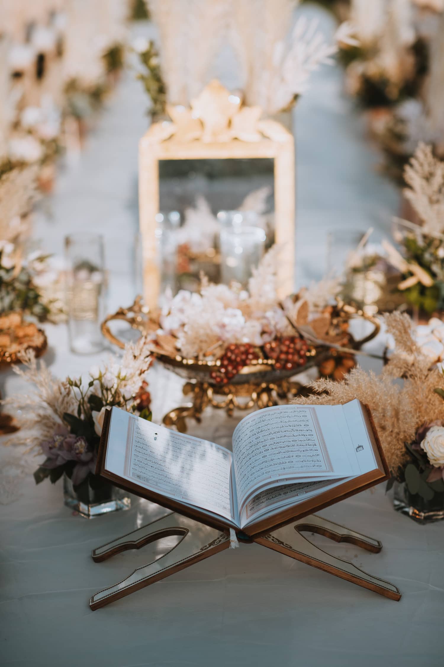 Persian Wedding Sofreh Setup