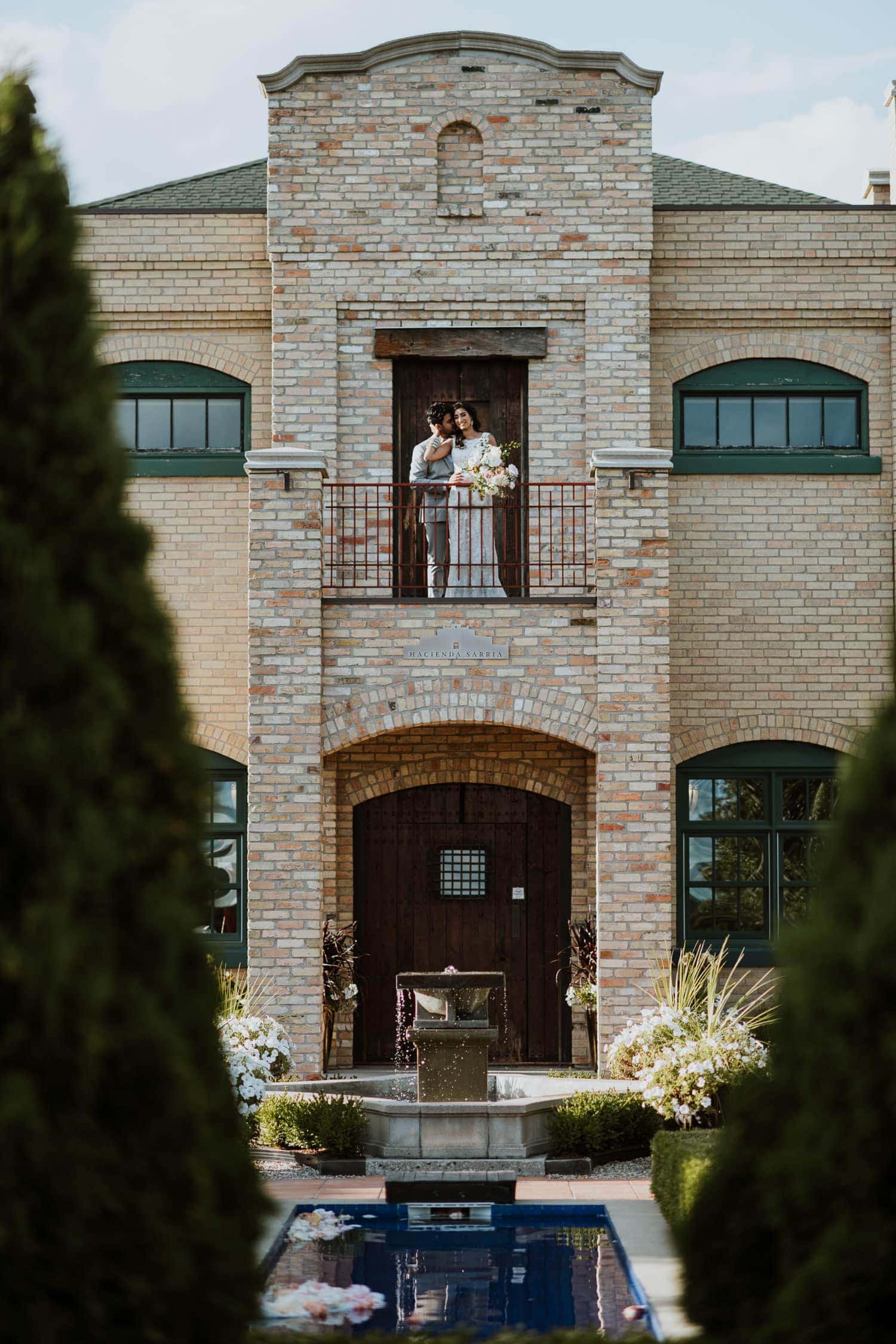 Hacienda Sarria Wedding Photography with Spanish charm