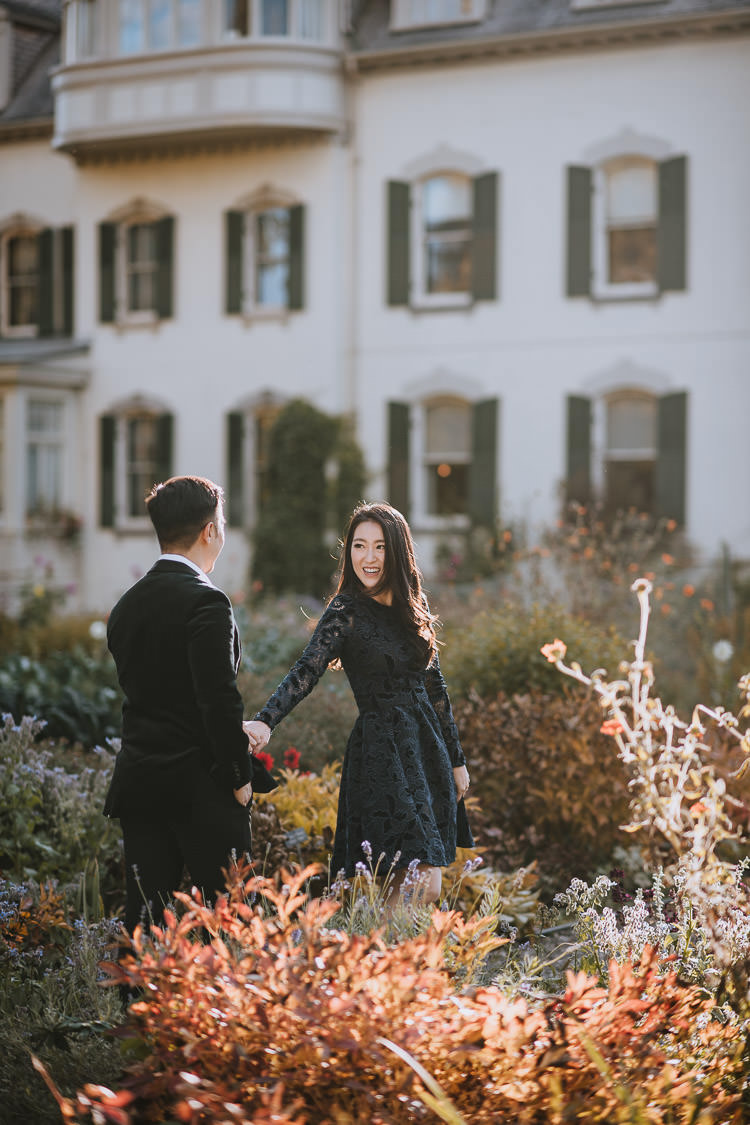 Engagement Photo at the Spadina Museum