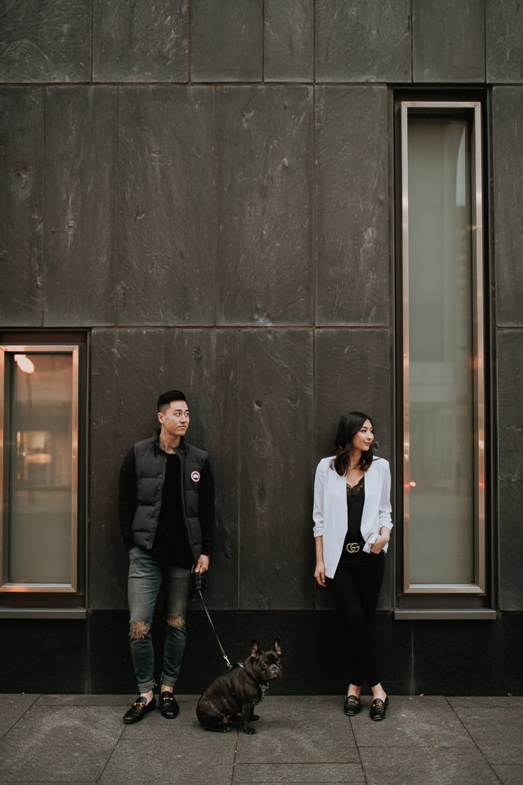 Yorkville Engagement Photo