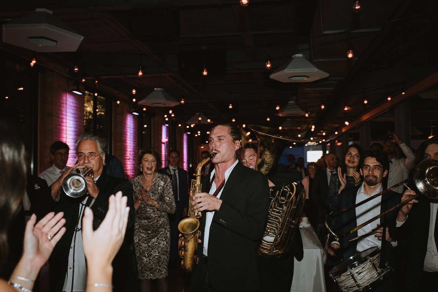 Wedding band performance second floor events wedding