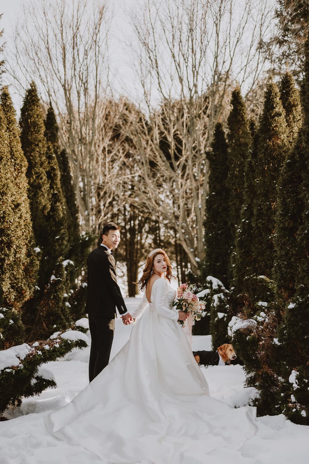 Cranberry Creek Gardens intimate wedding photo