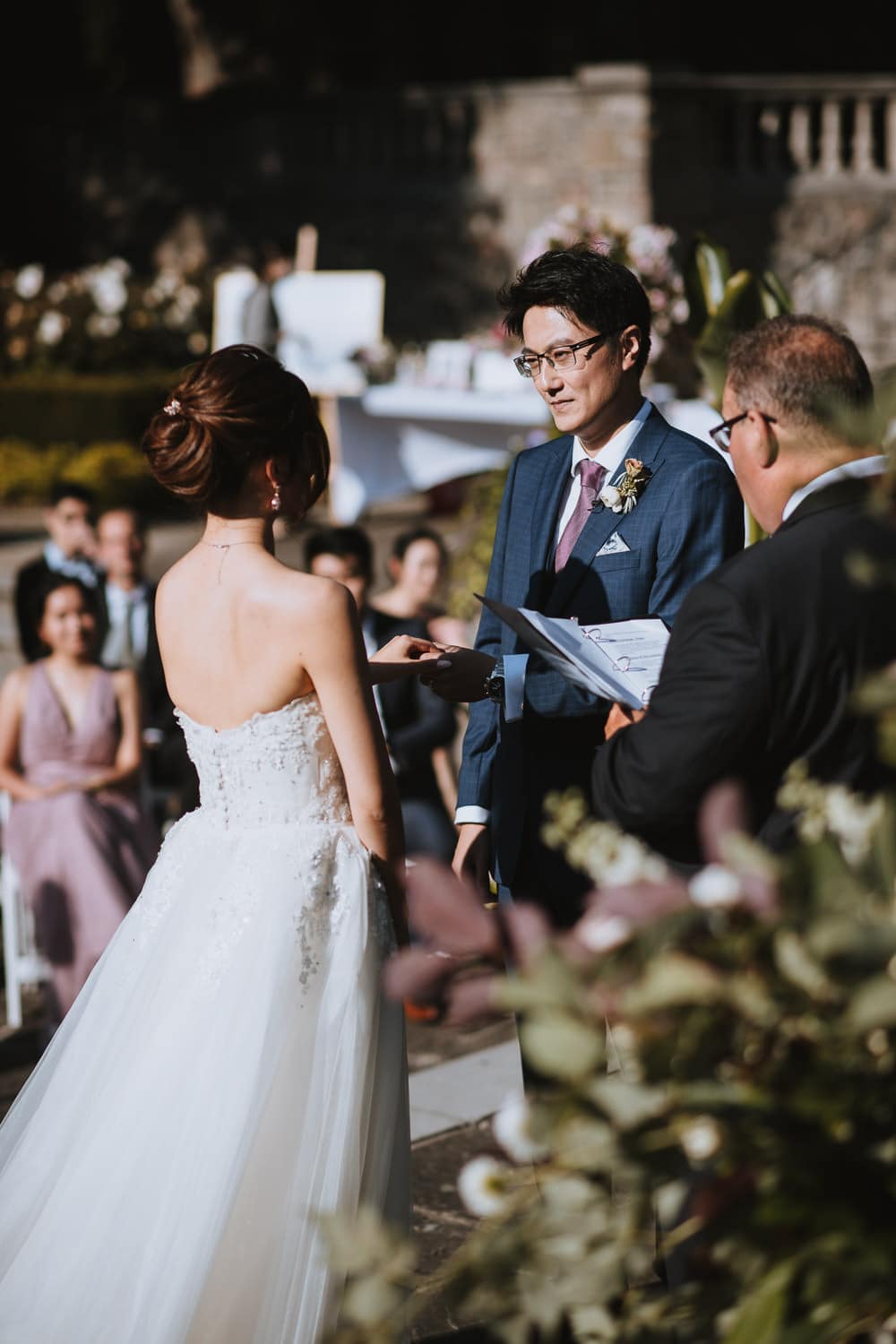 Graydon Hall Manor Micro Wedding Vow Exchange