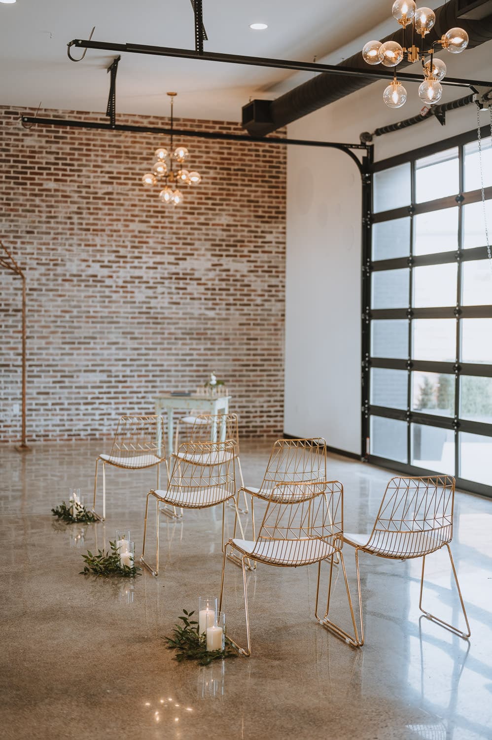Storehouse 408 Micro Wedding Setup