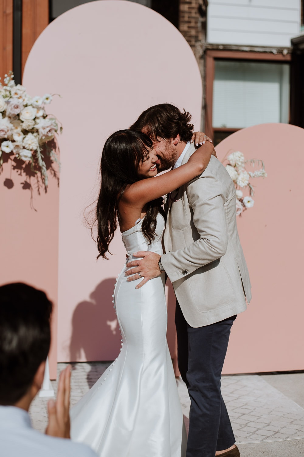 Toronto Backyard Micro Wedding Ceremony