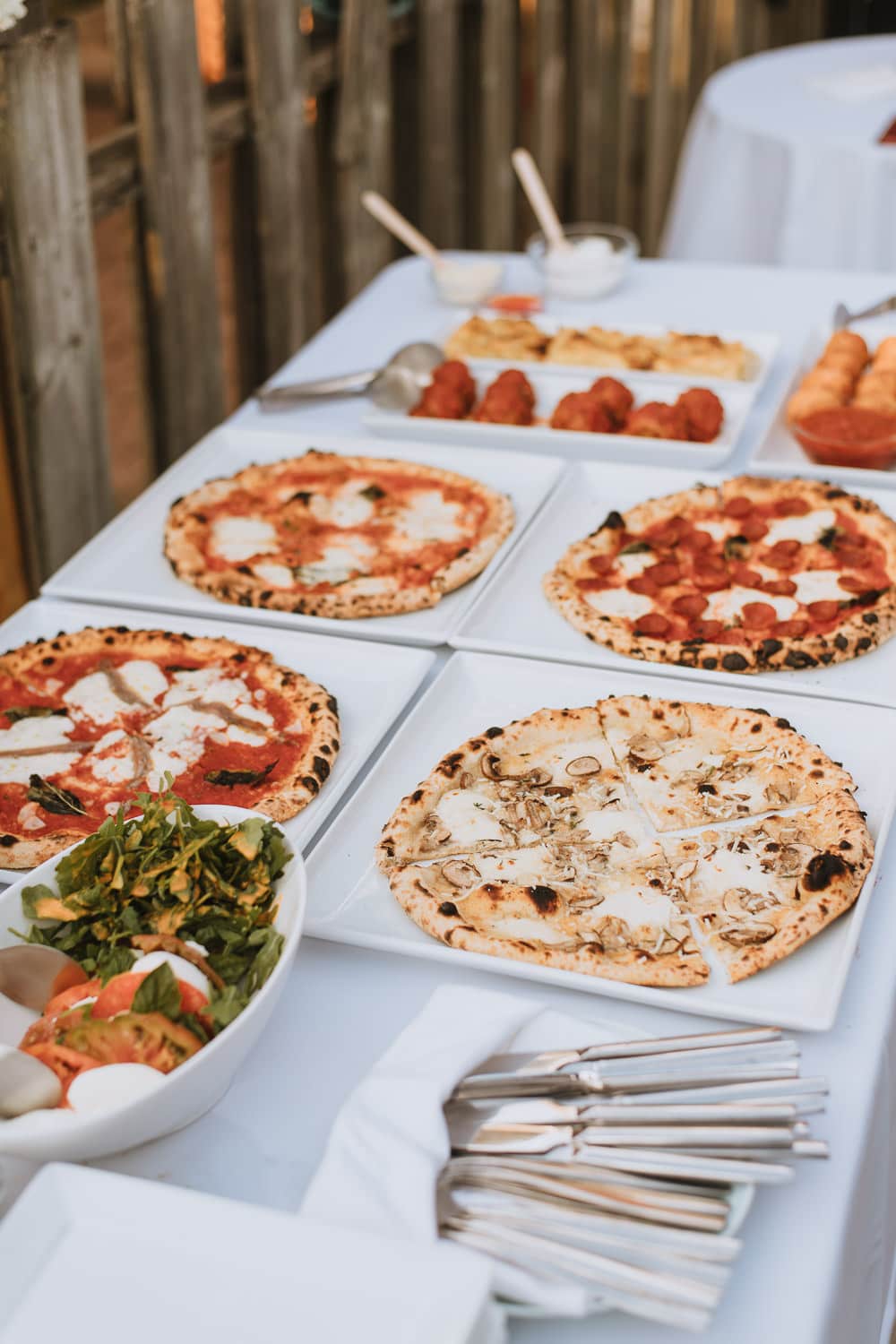 Toronto Backyard Micro Wedding Pizza Dinner
