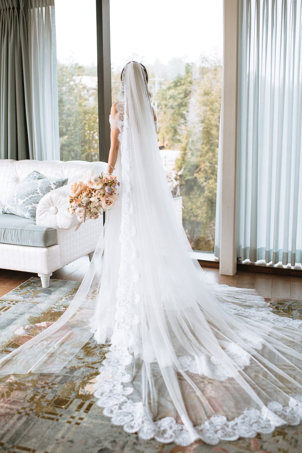 Bridal gown by valencienne