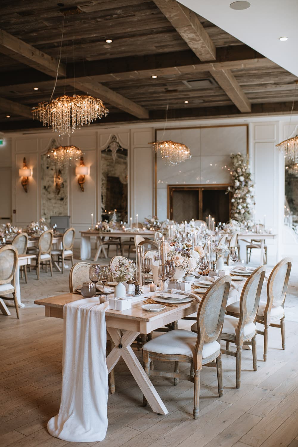 Elora Mill The Grand wedding decor