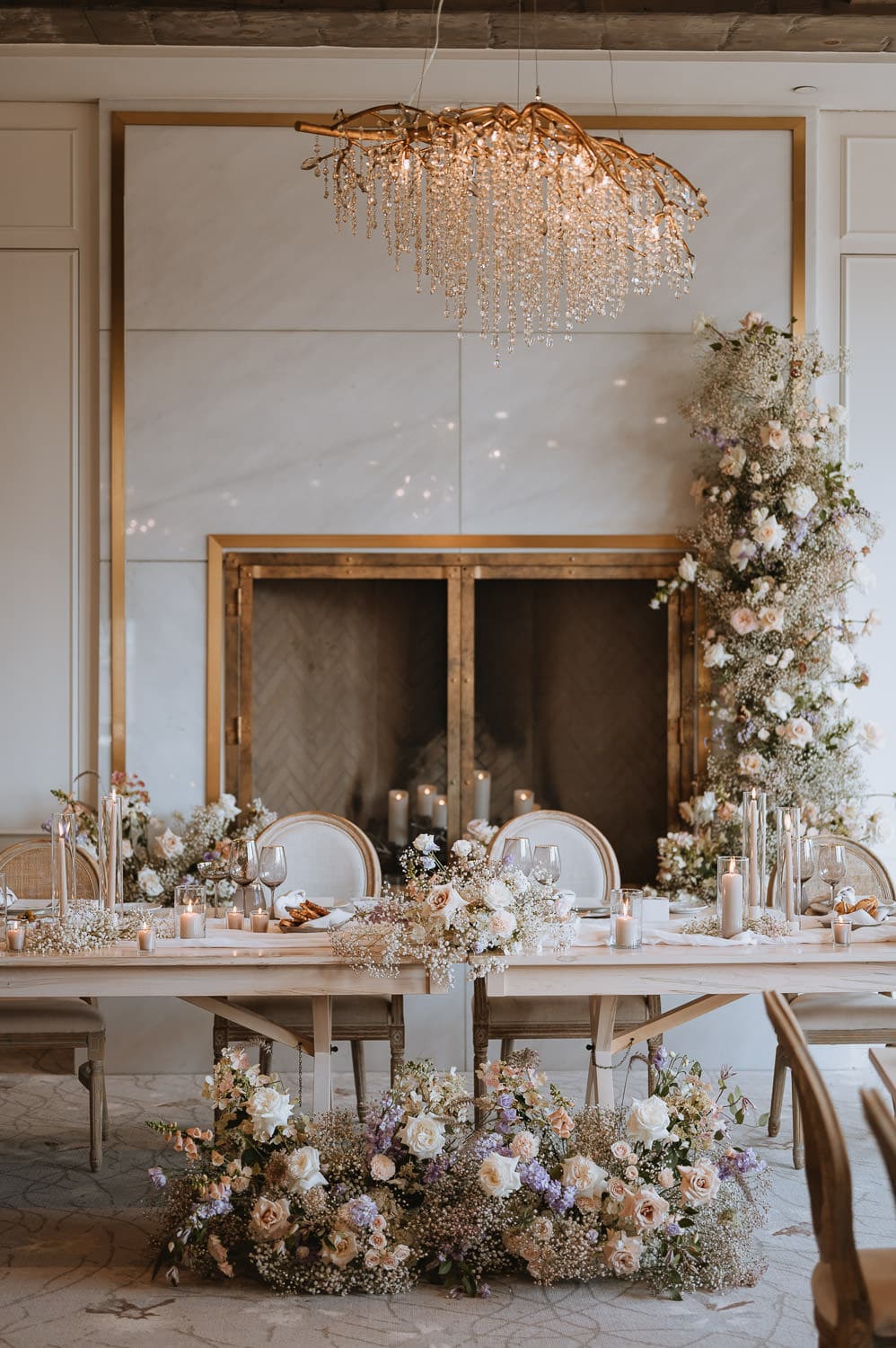 Elora Mill The Grand wedding reception head table
