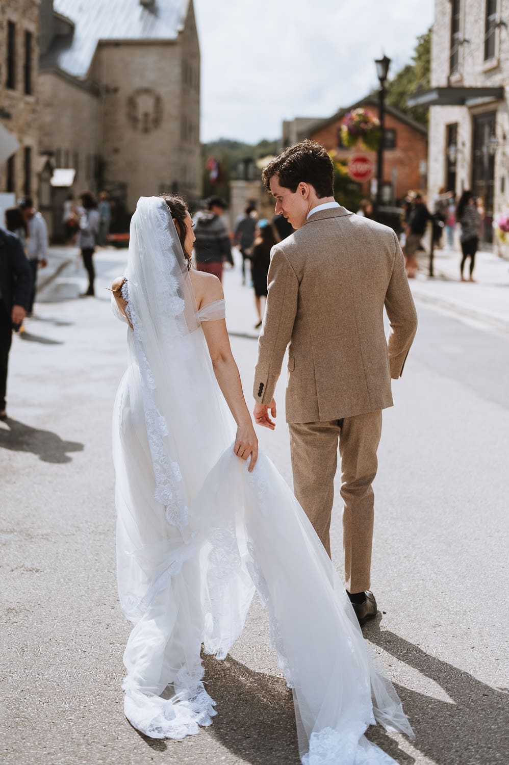 Town of elora and fergus wedding photo