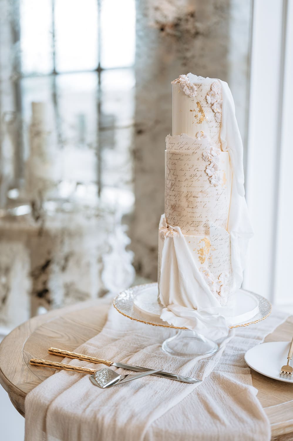 Wedding cake at elora mill