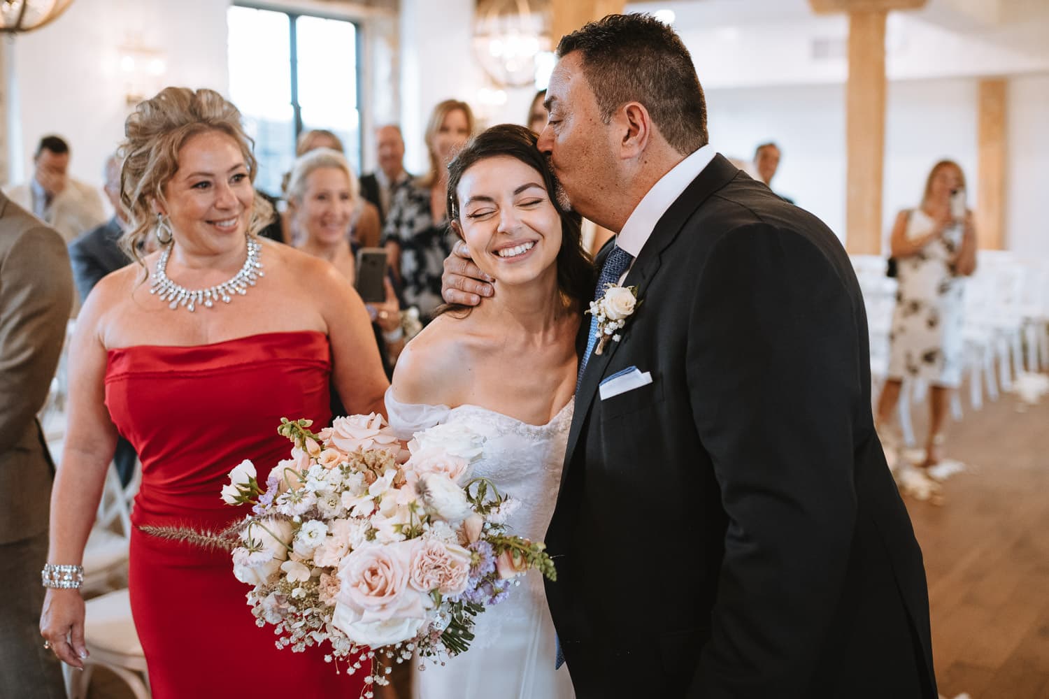 elora mill indoor chapel ceremony processional