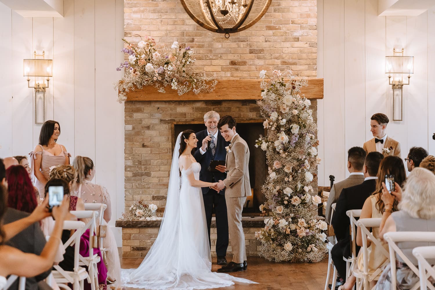 elora mill indoor chapel ceremony