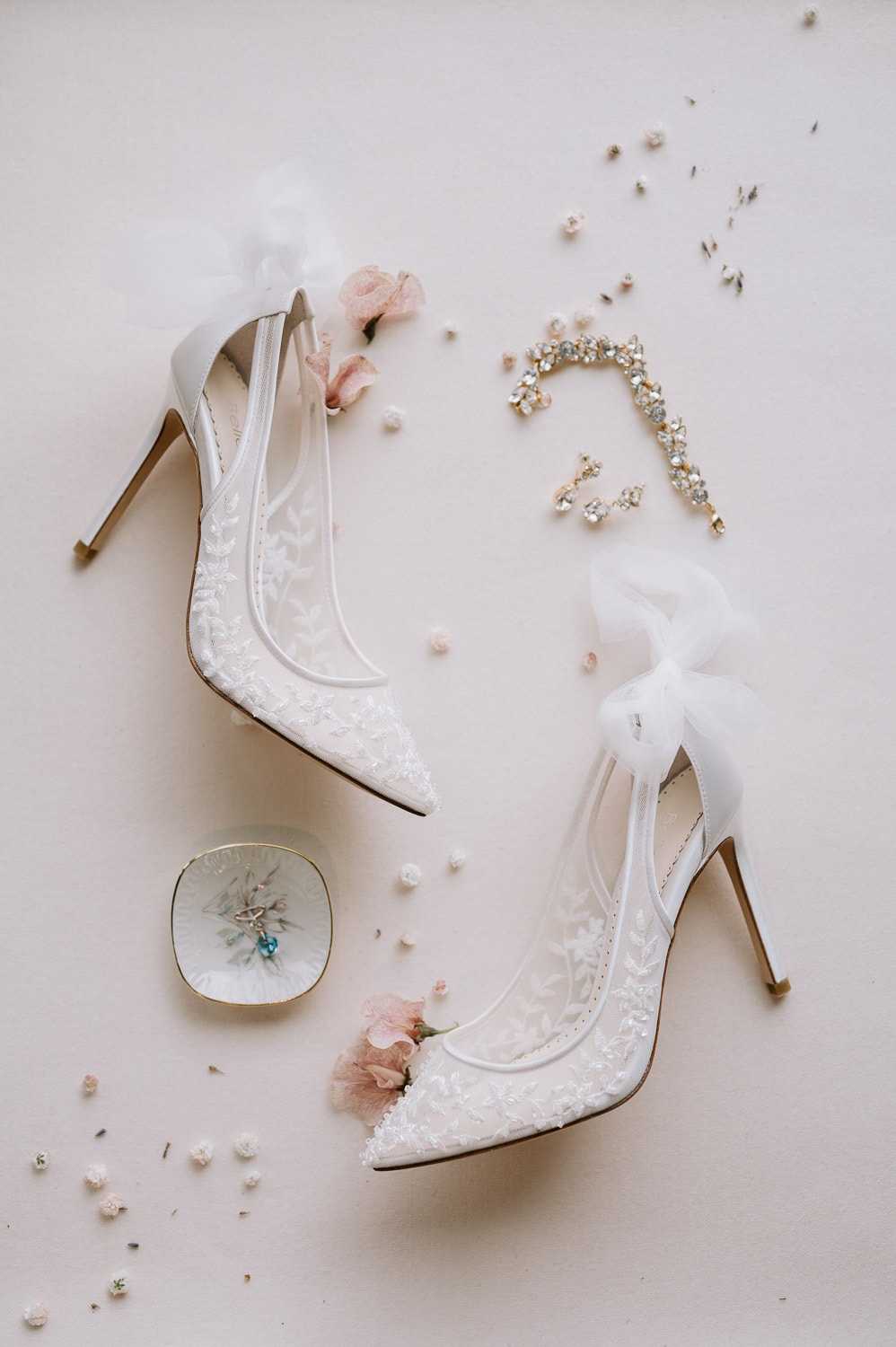 wedding shoes detail